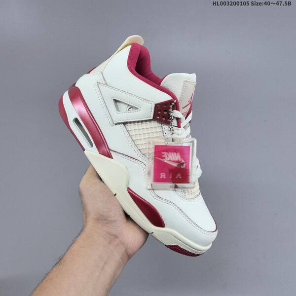 Jordan Air Jordan 4 Retro white / sierra red 40~47.5 basketball