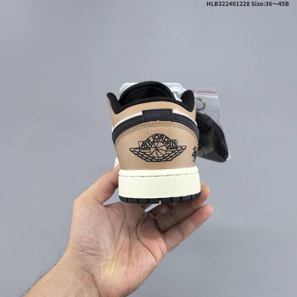 Jordan Air Jordan 1 Low white/tan/black EU 36-45 casual