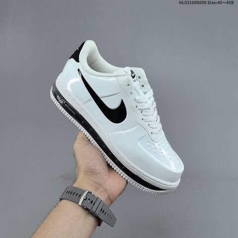 Nike Air Force 1 Posite Foamposite Max White Black Clear EU 40-45 Sneaker - Men's (BS-59941)