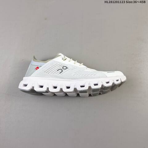 On Cloud 6 Coast White Grey EU 36-45 Running Shoe Running Sneakers - Unisex (BS-69785)