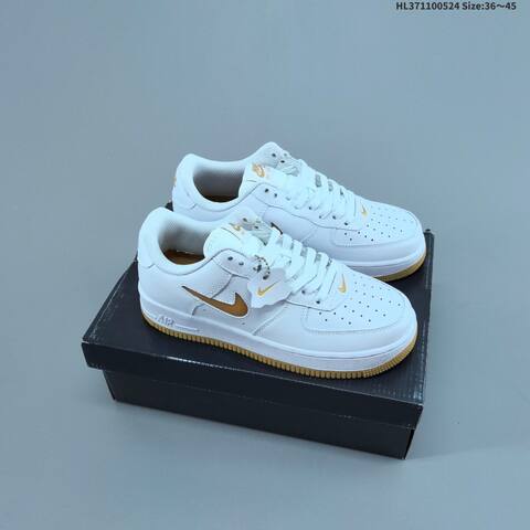Nike Air Force 1 07 Light Grey Black White EU 36-45 Sneaker - Unisex (BS-60163)