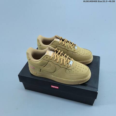 Nike Air Force 1 07 Supreme White Black And Black White EU 35 5-46 5 Sneaker - Unisex (BS-60880)