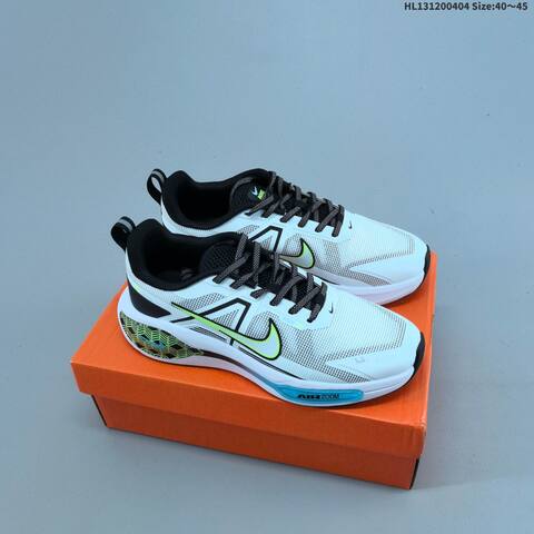 Nike Air Zoom Winflo V2 White Navy Gold Black EU 40-45 Running Shoe - Men's (BS-60942)