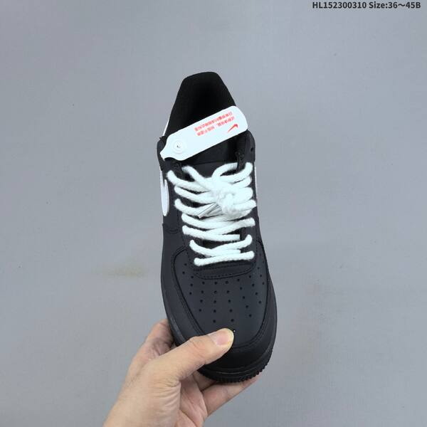 Nike Air Force 1 Low 07 black white silver EU 36-45 sneaker