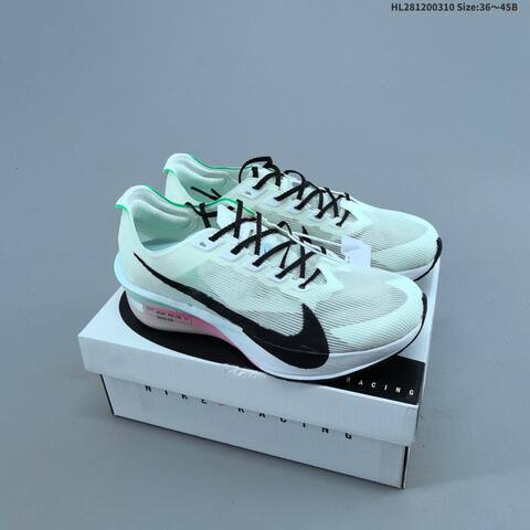 Nike ZoomX Vaporfly NEXT 4 Vaporweave Multicolor Black White Light Blue EU 36-45 Running Shoe - Unisex (BS-61393)