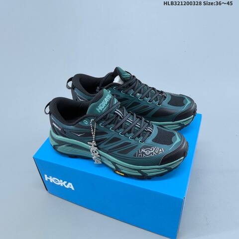 HOKA ONE ONE Mafate Speed 2 Dark Teal Black Light Teal EU 36-45 Trail Shoe Trail Running Sneakers - Unisex (BS-69369)