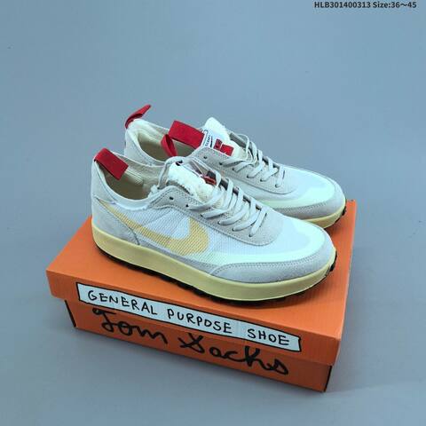 Nike Tom Sachs General Purpose Shoe Grey White Orange Yellow Cream EU 36-45 Sneaker - Unisex (BS-61345)