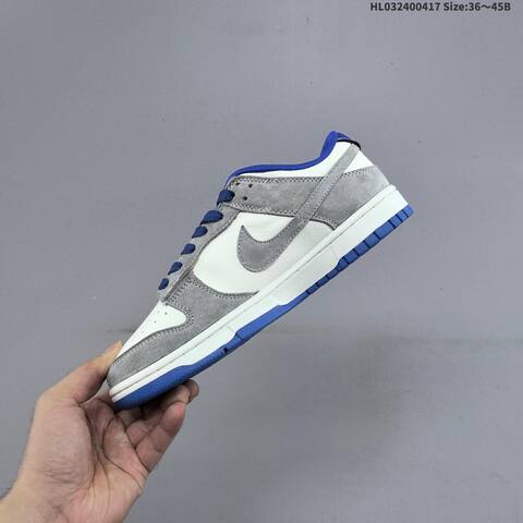 Nike Dunk SB Low Sail Grey Royal Blue White EU 36-45 Skate Shoe - Unisex (BS-60690)