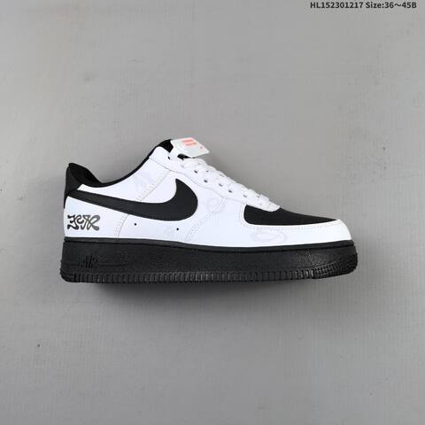 Nike Air Force 1 Low 07 White Black EU 36-45 Sneaker - Unisex (BS-62622)
