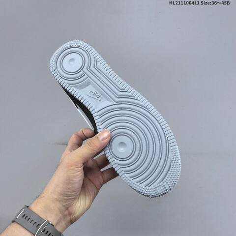 Nike Air Force 1 07 Black Light Grey White EU 36-45 Sneaker - Unisex (BS-60809)
