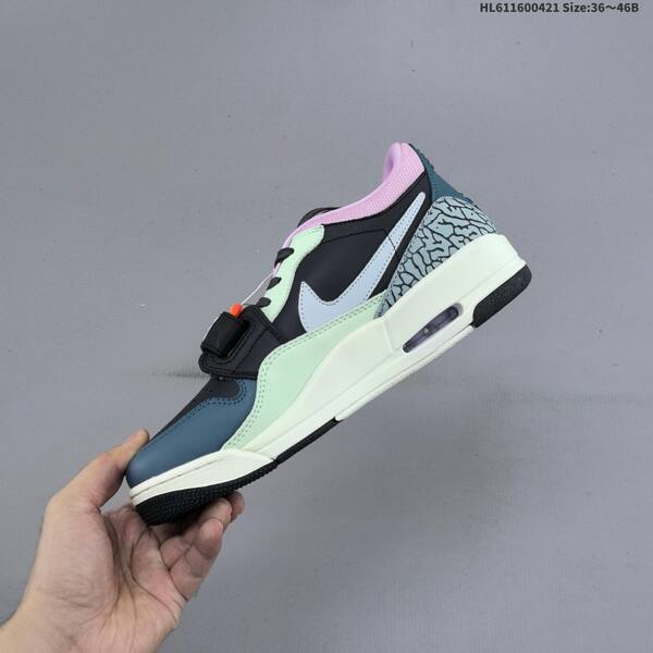 Jordan Legacy 312 Low black/blue-grey/mint green/pink EU 36-46 casual