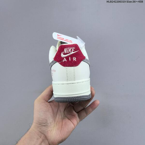 Nike Air Force 1 07 LV8 HS6188-134 off white grey red EU 36-45 skate shoe