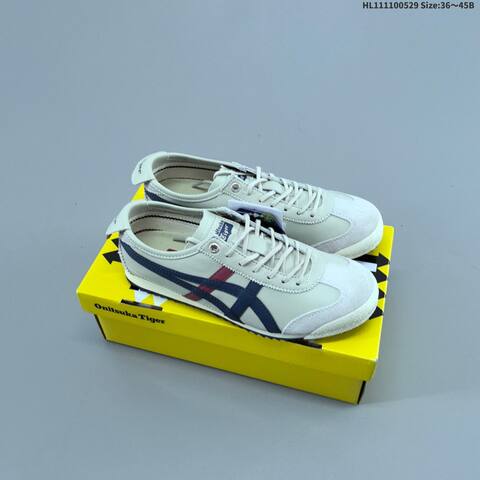 Onitsuka Tiger Mexico 66 Slip On Cream White Grey EU 36-45 Sneaker Casual Sneakers - Unisex (BS-68788)