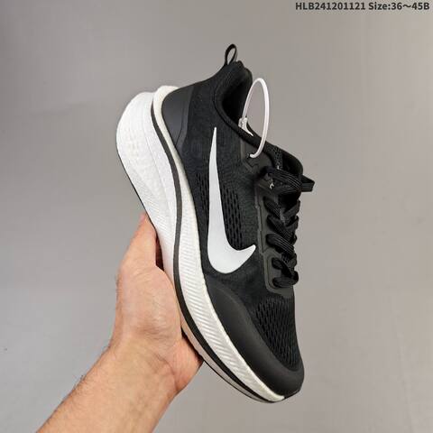 Nike DIY ZOOM AIR LJ7701-002 Grey Black White EU 36-45 Running Shoe - Unisex (BS-63347)