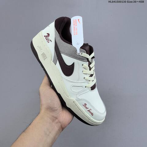 Nike Full Force Lo Sail Dark Brown Grey Cream EU 36-45 Skate Shoe - Unisex (BS-61648)
