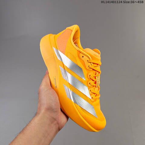 Adidas Adizero Evo SL JS4488 Bright Orange Silver EU 36 45 Running Shoe EU 36-45 - Unisex (BS-65474)