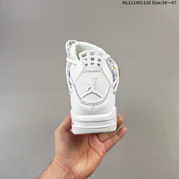 Jordan Air Jordan 4 Retro white 36~47 basketball