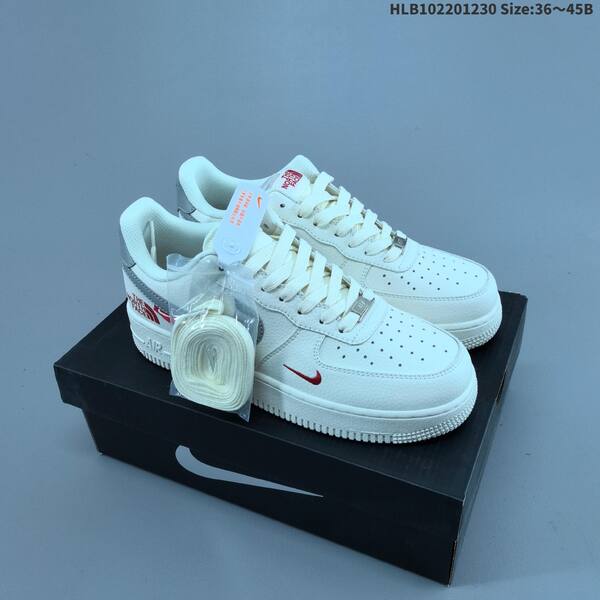 Nike Air Force 1 07 LV8 off white brown red EU 36-45 sneaker