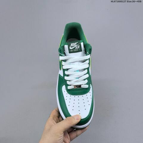 Nike Air Force 1 07 FJ4146-122 White Green Neon Green EU 36-45 Sneaker - Unisex (BS-61717)