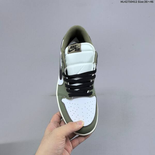 Jordan Air Jordan 1 Low white/olive green/black EU 36-46 casual