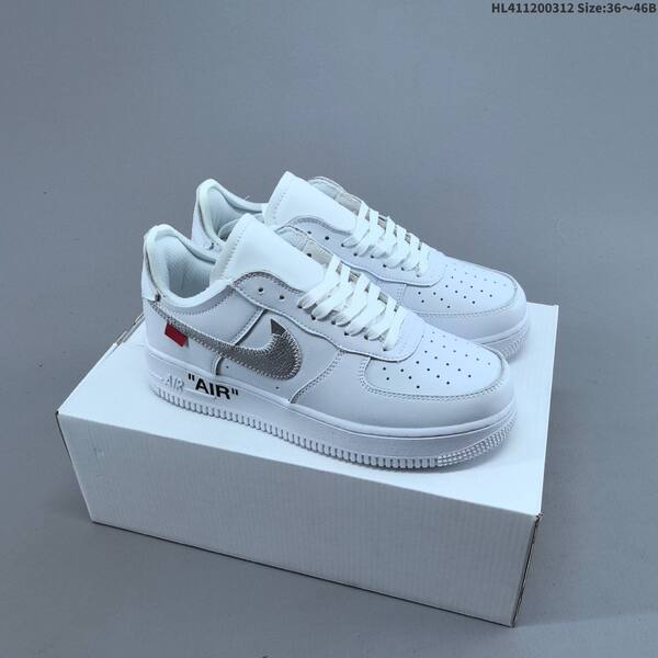 Nike Air Force 1 Low Off White black silver white orange blue red EU 36-46 sneaker