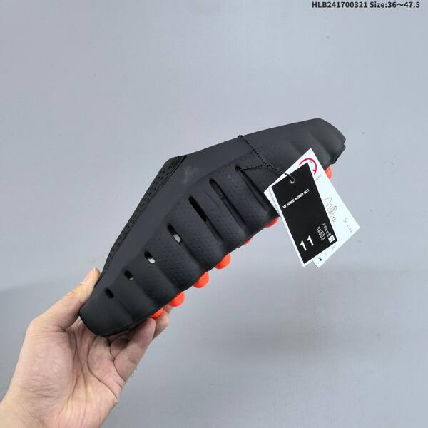 Nike Mind 001 black white silver orange EU 36-47 5 slides