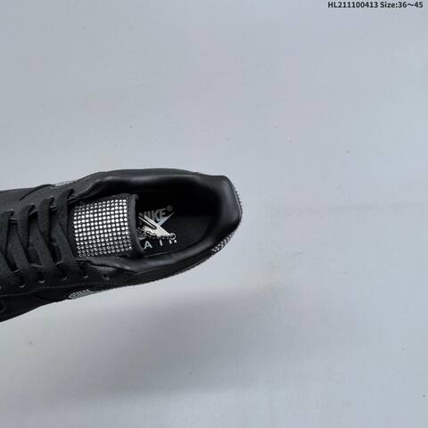 Nike Air Force 1 07 Black Silver EU 36-45 Sneaker - Unisex (BS-60783)