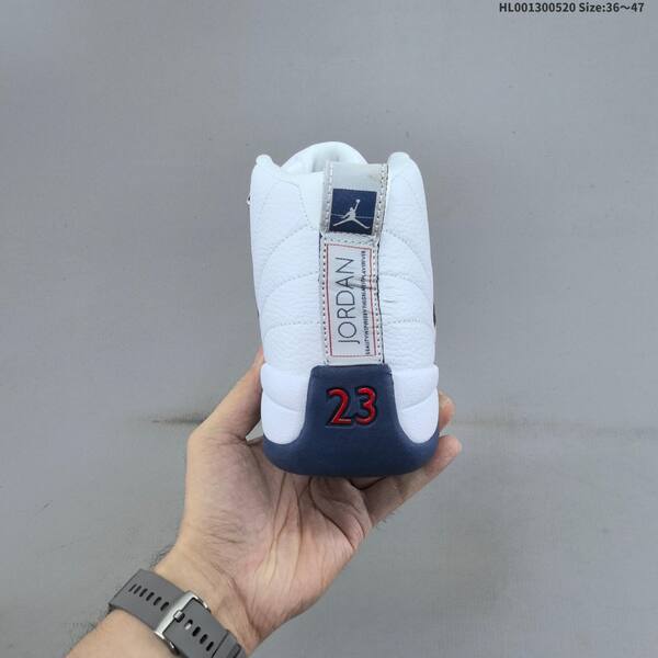 Jordan Air Jordan 12 Retro white / french blue / navy 36~47 basketball