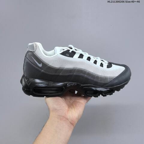 Nike Air Max 95 TT White Black Dark Grey EU 40-46 Running Shoe - Men's (BS-61509)