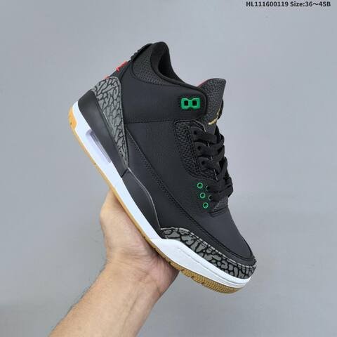 Jordan Air Jordan 3 Retro black green gold