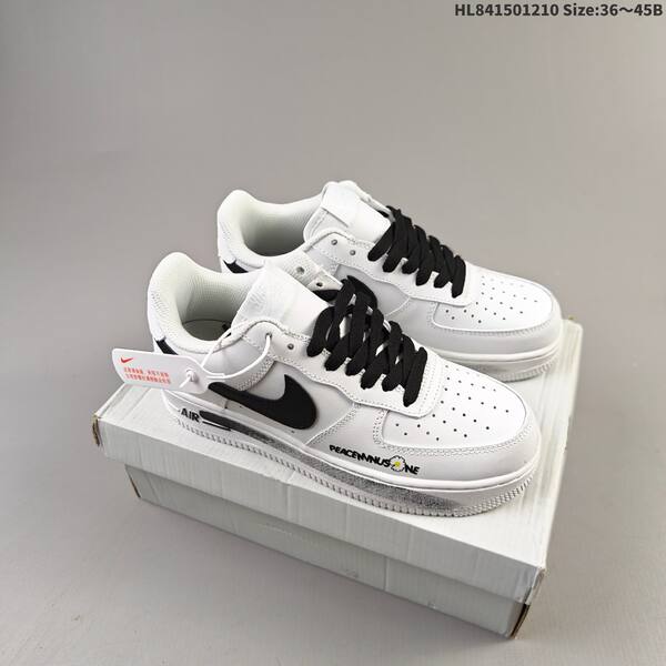 Nike Air Force 1 07 PEACEMINUSONE white black yellow EU 36-45 sneaker