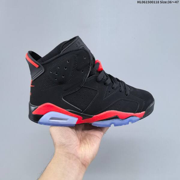 Jordan Air Jordan 6 black/red/blue 36~47 basketball lifestyle