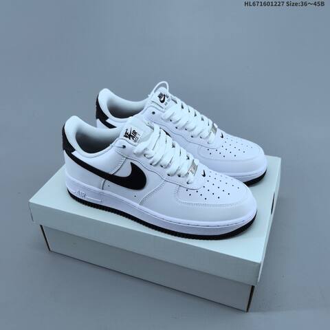 Nike Air Force 1 07 Low White Dark Navy Blue EU 36-45 Sneaker - Unisex (BS-62395)
