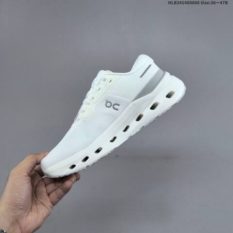 On Running Cloudrunner 3 Wide White Light Grey EU 36-47 Running Shoe Running Sneakers - Unisex (BS-69497)