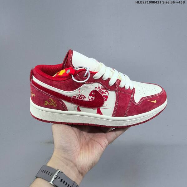 Nike Air Jordan 1 Low black/white/red EU 36-45 lifestyle