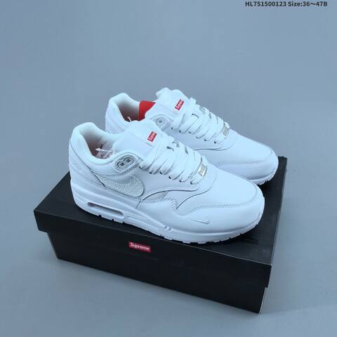 Nike Air Max 1 87 White Dark Green Black Pink Brown Blue Cream EU 36-47 Sneaker - Unisex (BS-61813)