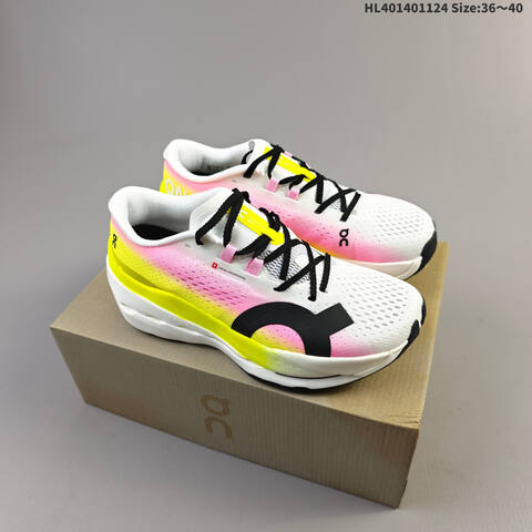 On Running Cloudboom Max 3 MF30314651 Pink Blue White Black Yellow EU 36-40 Running Shoe Running Sneakers - Unisex (BS-69778)