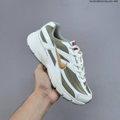 Nike Initiator White Olive Gold Maroon EU 36-45 Running Shoe - Unisex (BS-61816)