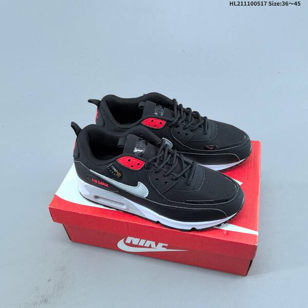 Nike Air Max 90 Black Olive Green White Neon Yellow EU 36-45 sneaker