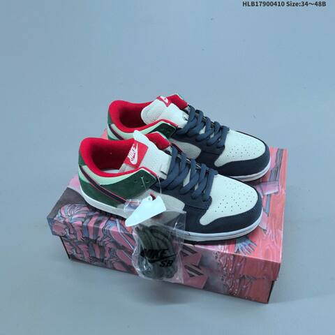 Nike SB Zoom Dunk Low White Dark Brown Khaki Grey EU 34-48 Skate Shoe - Unisex (BS-60844)