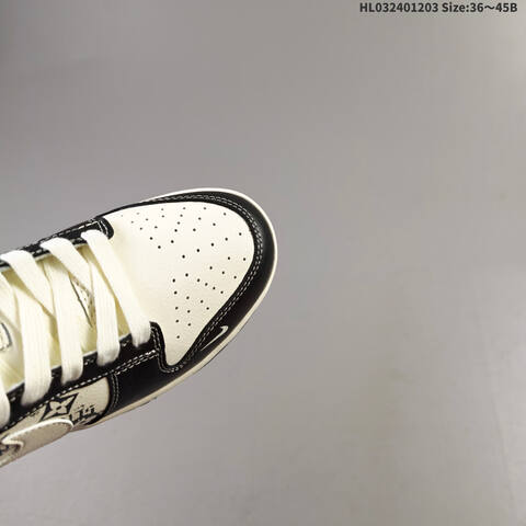 Nike SB Dunk Low Off White Black EU 36-45 Skate Shoe - Unisex (BS-62874)