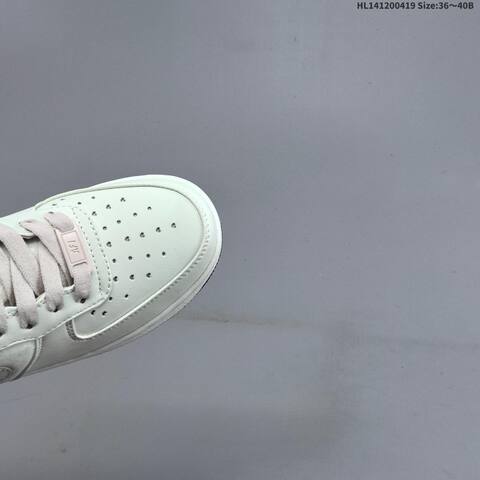 Nike Air Force 1 Low Off White Light Pink Light Blue Dark Brown EU 36-40 Sneaker - Unisex (BS-60646)