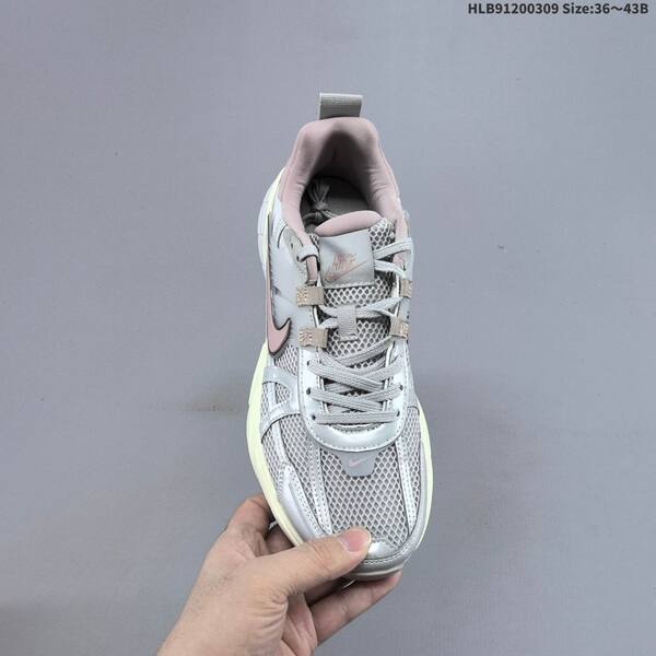 Nike V2K Run grey pink cream white EU 36-43 running shoe