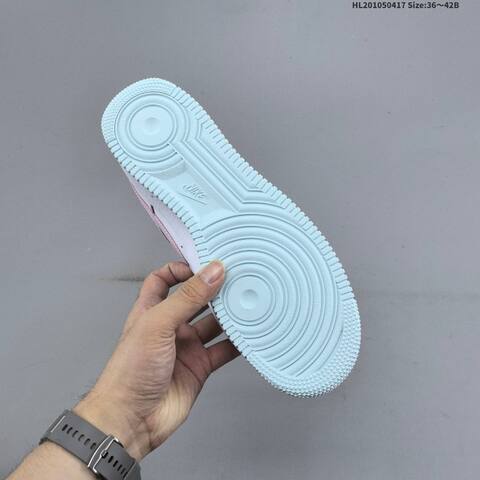 Nike Air Force 1 07 Low White Pink Light Blue EU 36-42 Sneaker - Unisex (BS-60687)