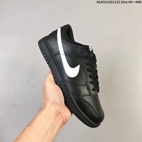 Nike Dunk Low Black White EU 40-46 Skate Shoe - Men's (BS-63253)