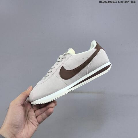 Nike Classic Cortez Light Beige Brown White EU 36-45 Sneaker - Unisex (BS-60304)