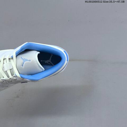 Jordan Air Jordan 1 Low White Blue Sail Yellow Grey EU 35 5-47 5 Sneaker - Unisex (BS-60396)