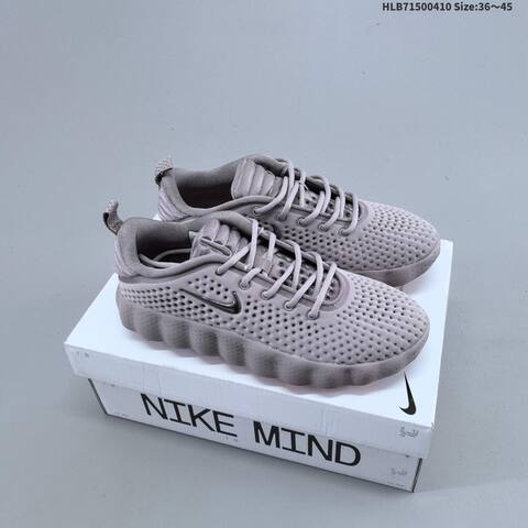 Nike Mind 002 Grey Metallic Silver Orange EU 36-45 Running Shoe - Unisex (BS-60845)
