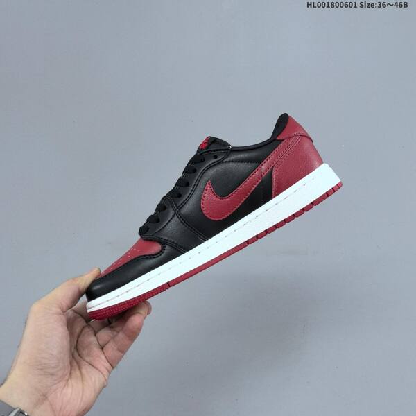 Jordan Air Jordan 1 Low OG Black/Varsity Red/White EU 36-46 casual