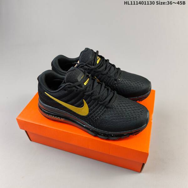 Nike Air Max 2017 white black black clear EU 36-45 running shoe
